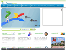 Tablet Screenshot of admissionuniverse.com